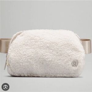 Lululemon Sherpa Belt Bag with Gold Accent